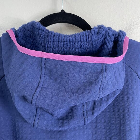 Patagonia R2 TechFace Hoody Womens XL Sound Blue Jacket Full Zip Hooded Slim Fit - Picture 12 of 13